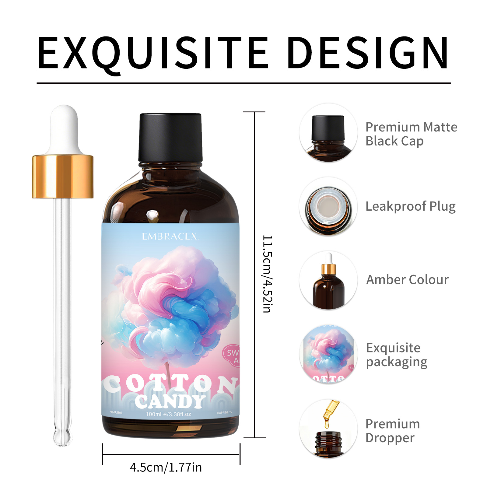 100ml Cotton Candy Fragrance O - Candle Supplies Free Shipping recension och pris