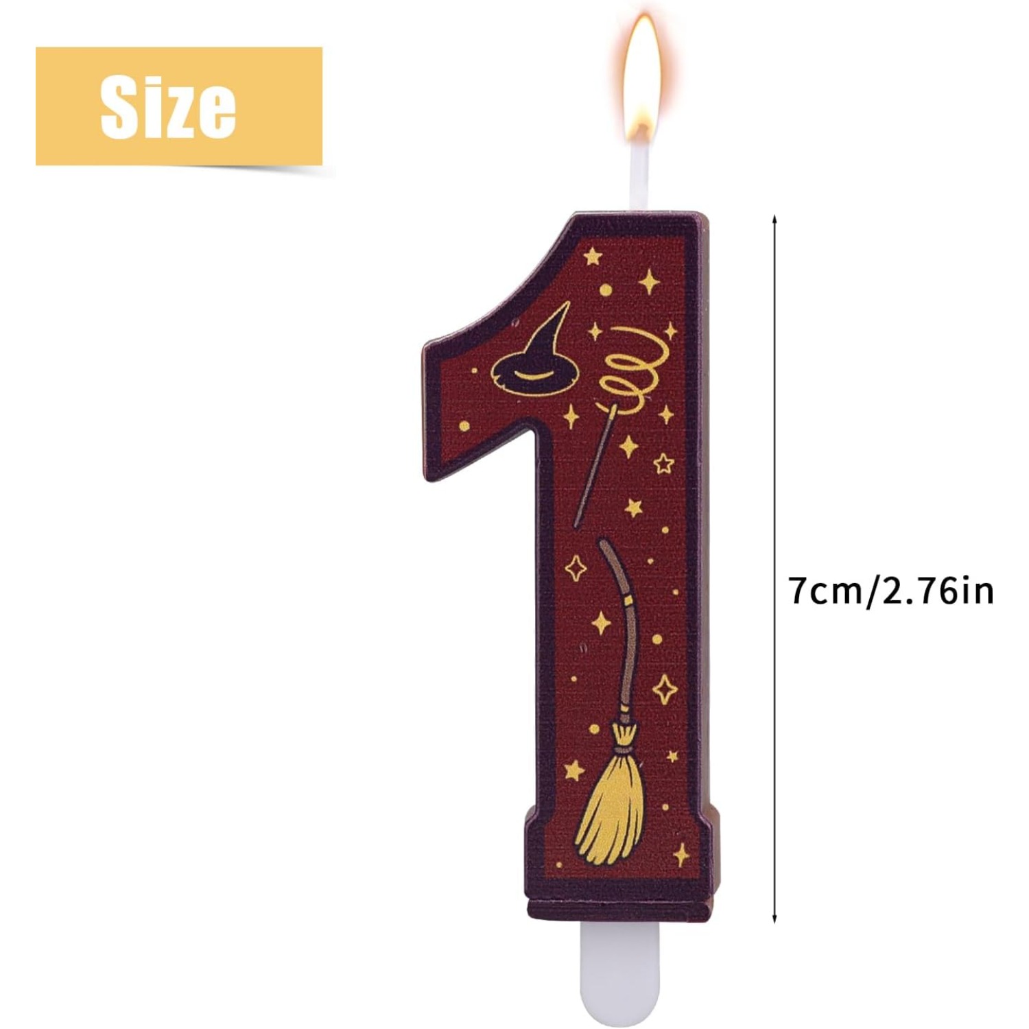 1 Set Number 0-9 Magical Theme - Candle Supplies Free Shipping recension och pris